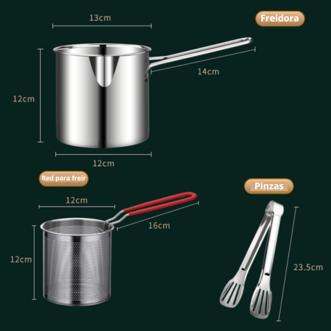 Frigideira Multifuncional De Aço Inoxidável 304, Frigideira Com Filtro Economizador De Óleo🔥