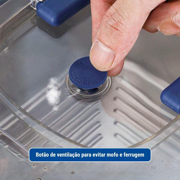 1800ml grande caixa de armazenamento de alimentos em aço inoxidável 316 selada a vácuo com tampa